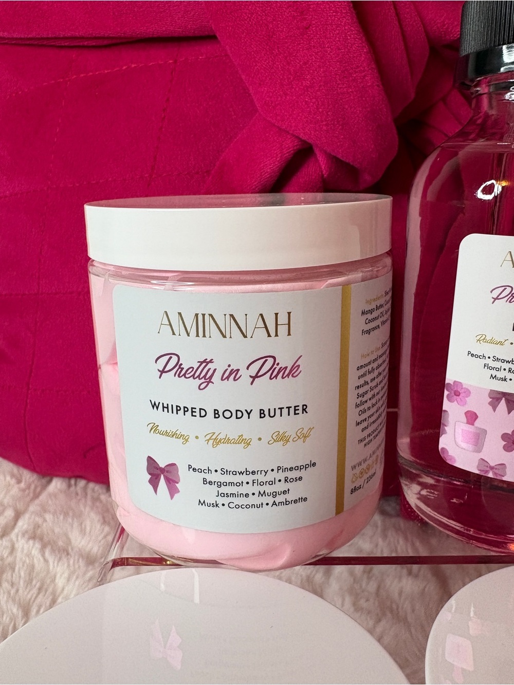 AMINNAH Pretty in Pink Set - Picture 4 of 5
